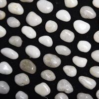 Contemporary White and Grey Toned Natural Stone Mat