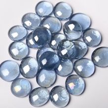 Blue Glass Decorative Stone