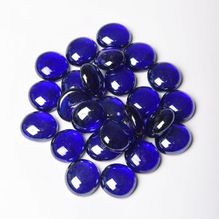 Deep Blue Glass Decorative Stone