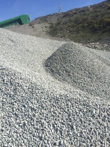 Large mound of stones