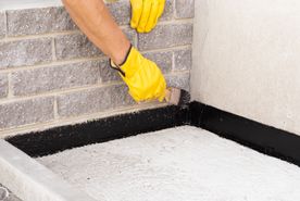 Finishing off a brick wall