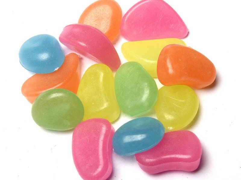 Luminous Glow Stones and Garden Decorations